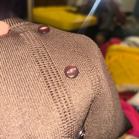 Vintage 1973 Keynote Mock Neck Raglan Knit Henley Unisex Made in USA Mod - Picture 5 of 7